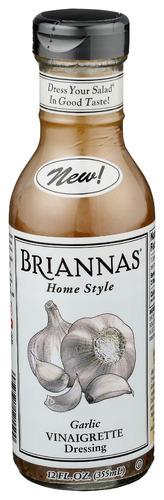 Briannas Dressing Garlic Vnagrtte - 12 Oz (6 Units)