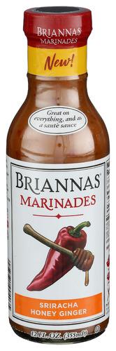 Briannas Marinade Sracha Honey Gngr - 12 Oz (6 Units)