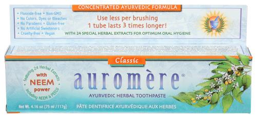 Auromere Tooth Paste Herbal Classic Licorice - 4.16 Oz (3 Units)