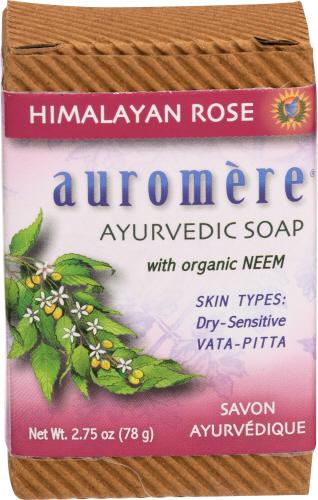 Auromere Soap Bar Himalayan Rose - 2.75 Oz (3 Units)