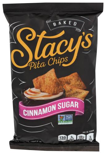 Stacys Pita Chip Pita Lg Cinnamon Sugar - 7.33 Oz (12 Units)