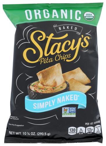 Stacys Pita Chip Chip Pita Naked - 10.25 Oz (10 Units)