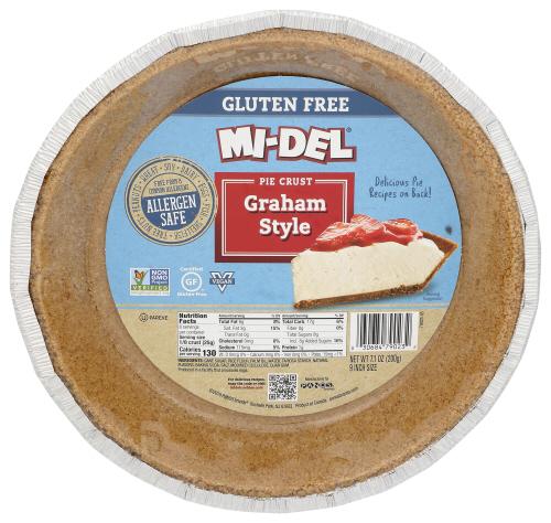 Midel Pie Crust Gf Graham Style - 7.1 Oz (12 Units)