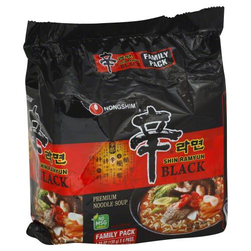 Nong Shim Noodle Shin Blck Ramyun 4Pk - 18.32 Oz (4 Units)
