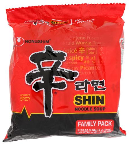 Nong Shim Noodle Shin Ramyun Fam - 16.9 Oz (4 Units)
