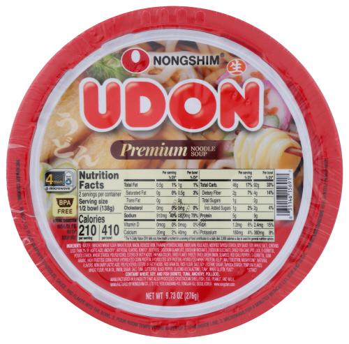 Nong Shim Noodle Bowl Inst Udon - 9.73 Oz (5 Units)