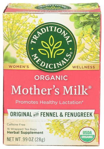 Traditional Medicinals Tea Mothers Milk Org3 - 16 Bg (6 Units)