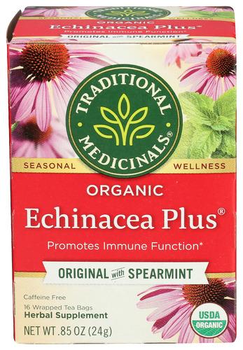 Traditional Medicinals Tea Echinacea Plus Org3 - 16 Bg (6 Units)