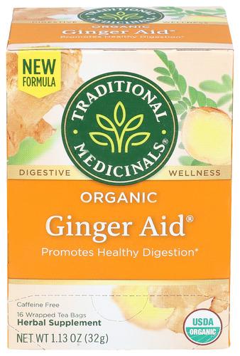 Traditional Medicinals Tea Ginger Aid - 16 Bg (6 Units)