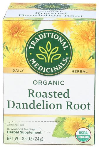 Traditional Medicinals Tea Roasted Dandln Root Organic - 16 Bg (6 Units)