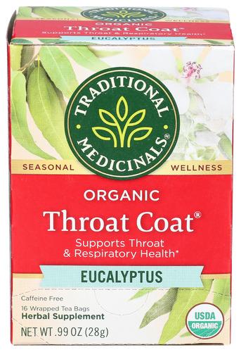 Traditional Medicinals Tea Eucalyptus Thrt Coat - 16 Bg (6 Units)
