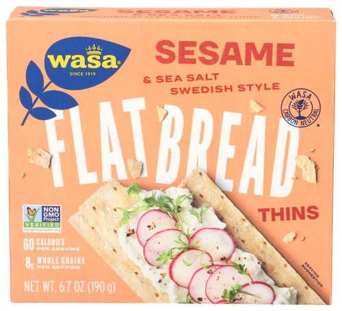 Wasa Thins Sesame - 6.7 Oz (10 Units)