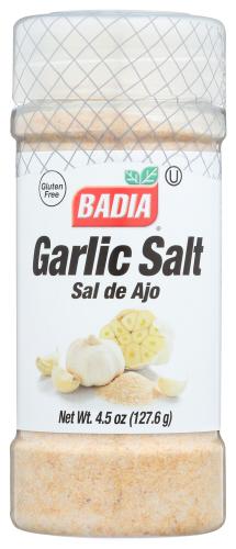 Badia Garlic Salt - 4.5 Oz (8 Units)