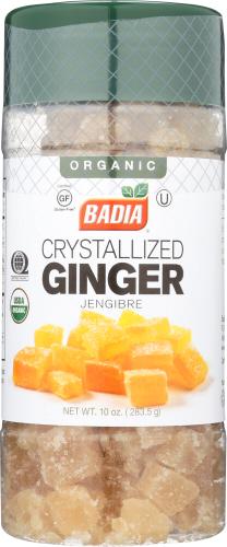 Badia Ginger Crystallized Organic - 10 Oz (12 Units)