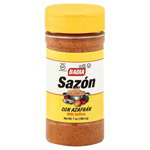 Badia Sazon With Saffron - 7 Oz (6 Units)