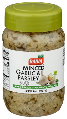 Badia Spice Garlic Minced Parsl - 8 Oz (12 Units)