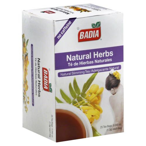 Badia Tea Natural Herbs - 25 Bg (10 Units)