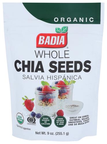 Badia Spice Chia Seed - 9 Oz (8 Units)