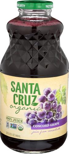 Santa Cruz Juice Grape Concord - 32 Fo (6 Units)