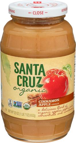 Santa Cruz Applesauce Cinnamon - 23 Oz (12 Units)