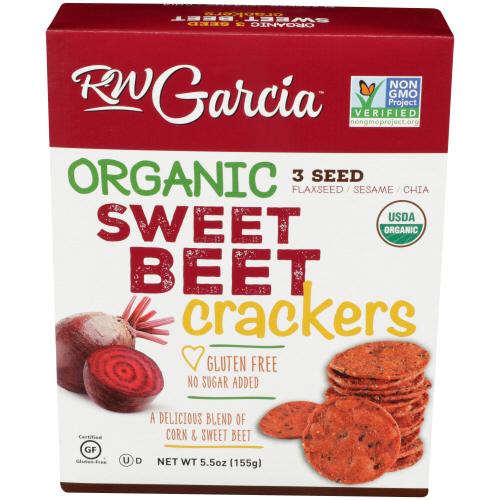 Rw Garcia Cracker Sweet Beet Organic - 5.5 Oz (6 Units)