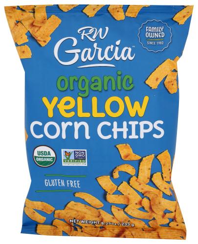 Rw Garcia Chip Yellow Corn Organic - 8.25 Oz (12 Units)