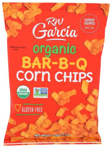 Rw Garcia Chips Corn Bbq Organic - 7.5 Oz (12 Units)