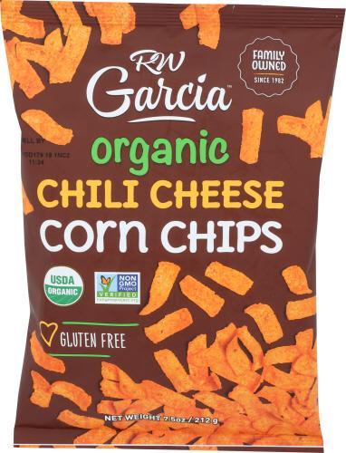 Rw Garcia Chip Corn Chili Cheese Organic - 7.5 Oz (12 Units)