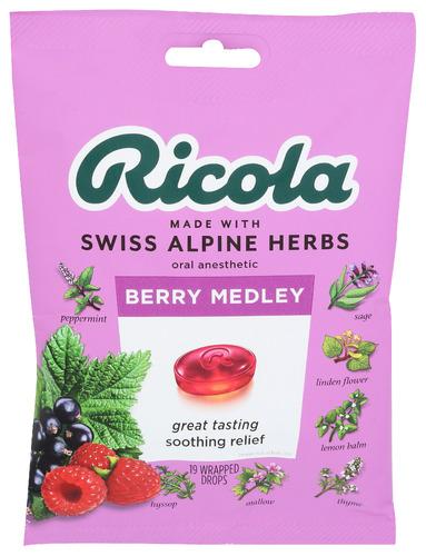 Ricola Lozenge Berry Medley - 19 Pc (8 Units)