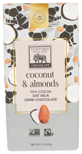 Endangered Species Chocolate Oat Milk Drk Coconut Al - 3 Oz (12 Units)