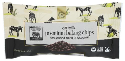 Endangered Species Baking Chips Oat Milk Chc - 10 Oz (6 Units)