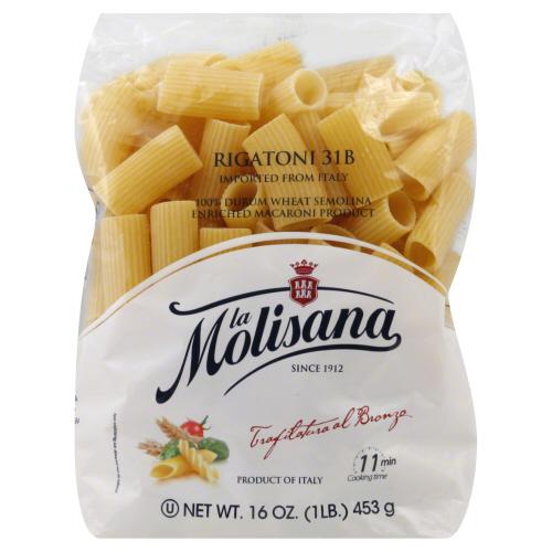 La Molisana Pasta Rigatoni Bronzo - 16 Oz (12 Units)