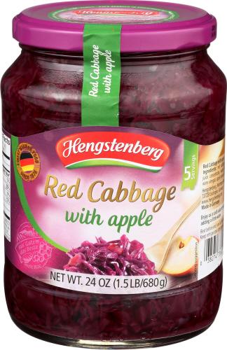 Hengstenberg Cabbage Red Apple - 24 Oz (12 Units)