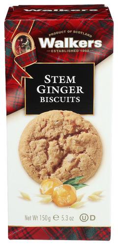 Walkers Cookie Stem Ginger - 5.3 Oz (12 Units)