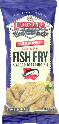 Louisiana Fish Fry Mix Fish Fry Ssnd - 10 Oz (12 Units)