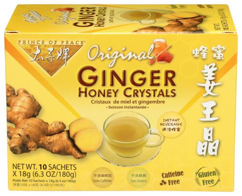Prince Of Peace Tea Ginger Honey Crystals - 10 Bg (6 Units)