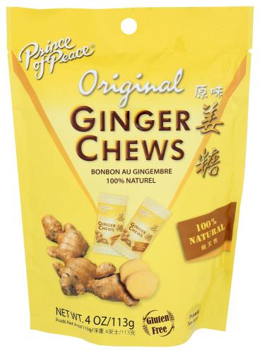 Prince Of Peace Candy Chew Origional Ginger - 4 Oz (12 Units)