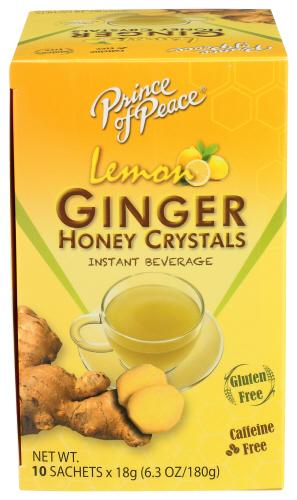 Prince Of Peace Tea Ginger Honey Lemn Crstl - 10 Bg (6 Units)