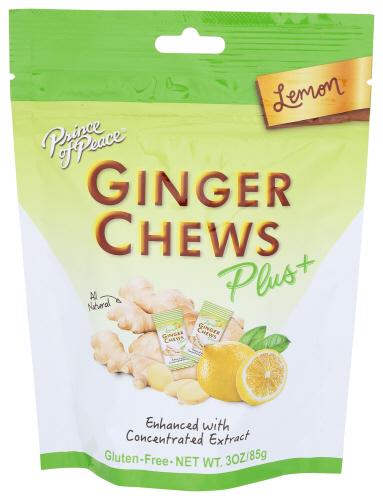 Prince Of Peace Digestive Gngr Chew Lemn - 3 Oz (6 Units)