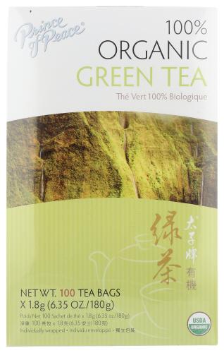 Prince Of Peace Tea Green Organic - 100 Bg (6 Units)