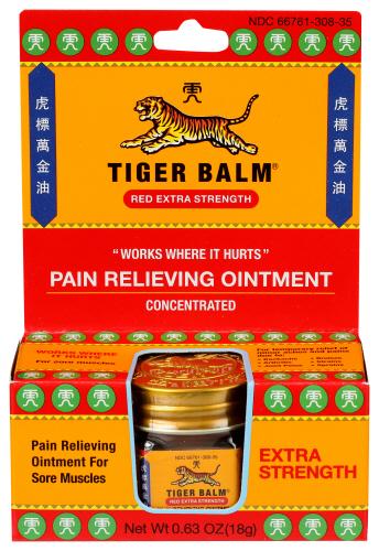 Tiger Balm Balm Extra Strength Red - 0.63 Oz (6 Units)