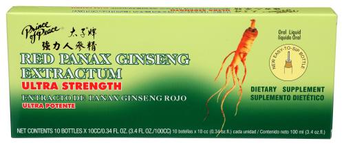 Prince Of Peace Ginseng Panax Red Extractum - 10 Pc (3 Units)