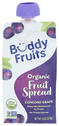 Buddy Fruits Spread Fruit C Grape Organic - 13 Oz (6 Units)