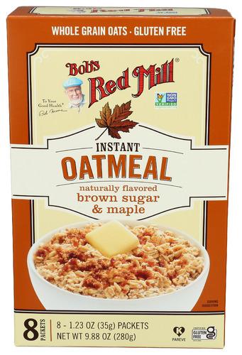 Bobs Red Mill Oatmeal Brn Sug Mpl 8Pkt - 9.87 Oz (4 Units)