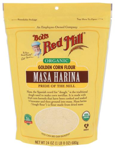 Bobs Red Mill Flour Masa Harina Organic - 24 Oz (4 Units)