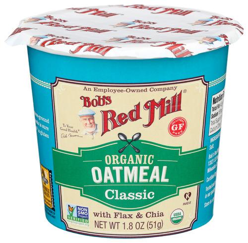 Bobs Red Mill Oatmeal Cup Organic Classic - 1.8 Oz (12 Units)