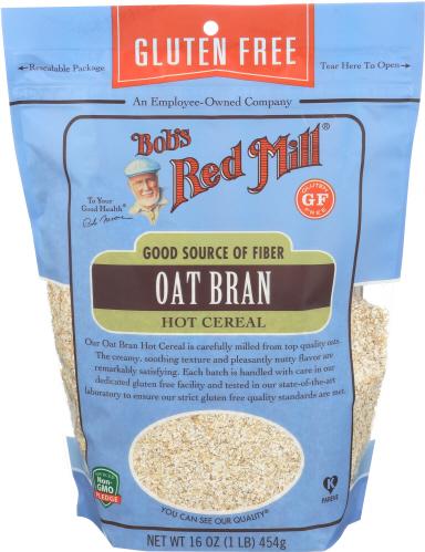 Bobs Red Mill Oat Bran - 16 Oz (4 Units)