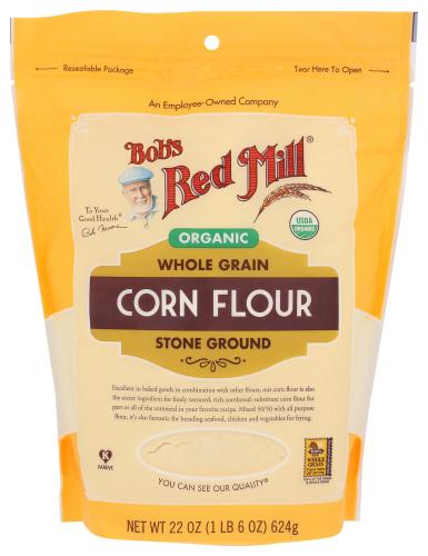 Bobs Red Mill Flour Corn Organic - 22 Oz (4 Units)