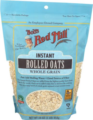 Bobs Red Mill Oats Rolled Instant - 16 Oz (4 Units)