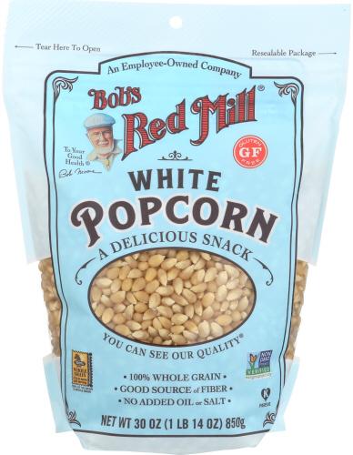 Bobs Red Mill Popcorn Whole White - 30.8 Oz (4 Units)